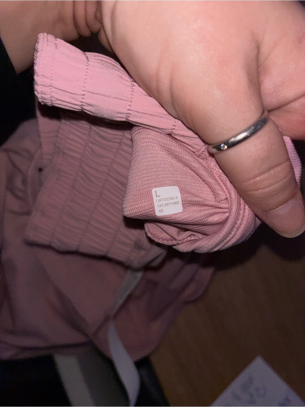 lululemon athletica Light Pink Smocked Waist Athletic Shorts - Picture 5 of 5